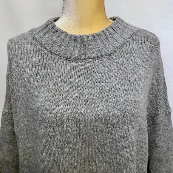 Abound NWT Heather Grey Mini Sweater Dress Women Various - Picture 2 of 9